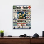 Anime Metal Poster Wall Decor - HXH Newspaper - Image 4