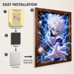 Anime Metal Poster Wall Decor - HXH Killua - B - Image 2