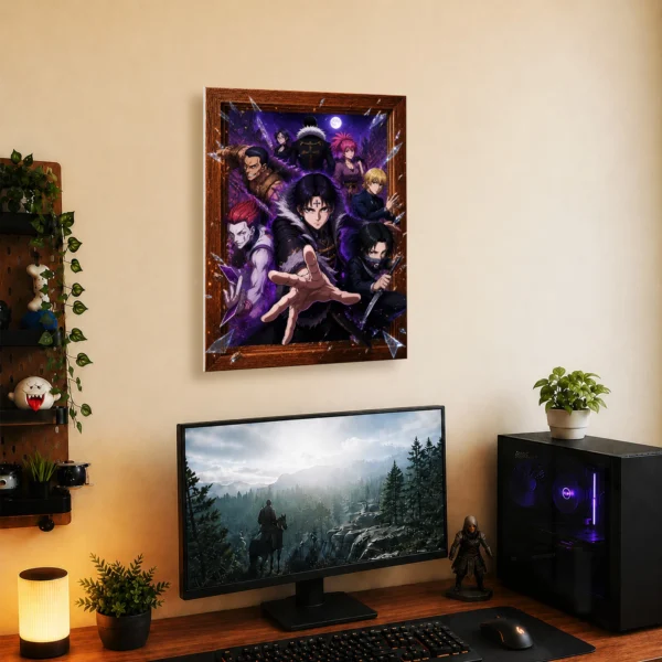 Anime Metal Poster Wall Decor - HXH Phantom Troupe - B - Image 5