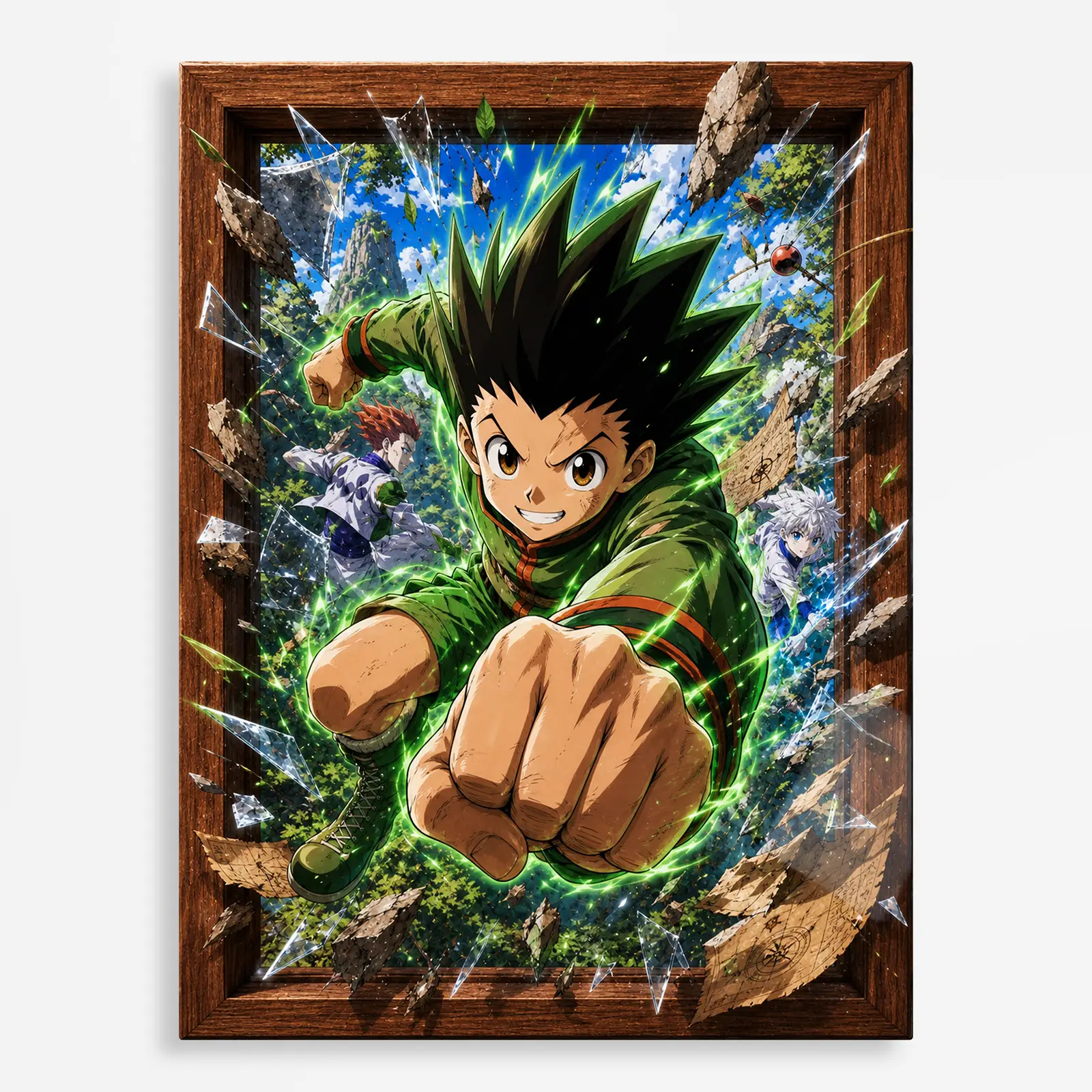 anime metal poster (194) s1 Anime Metal Poster Wall Decor - HXH - B - Image 1