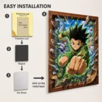 Anime Metal Poster Wall Decor - HXH - B - Image 2