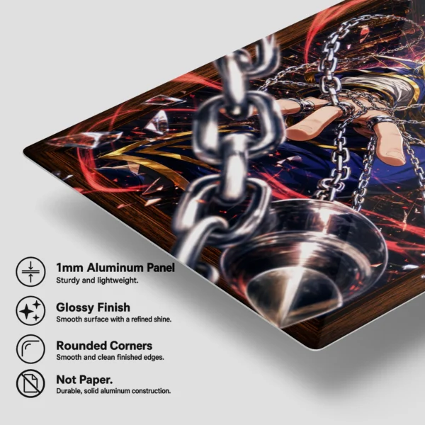 Anime Metal Poster Wall Decor - HXH Kurapika - C - Image 6