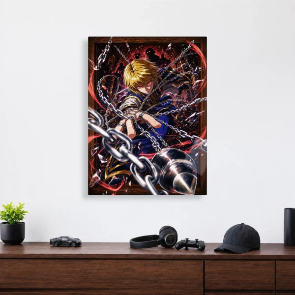 Anime Metal Poster Wall Decor - HXH Kurapika - C - Image 4
