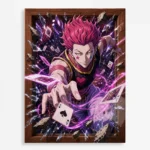 Anime Metal Poster Wall Decor - HXH Hisoka - A