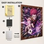 Anime Metal Poster Wall Decor - HXH Hisoka - A - Image 2