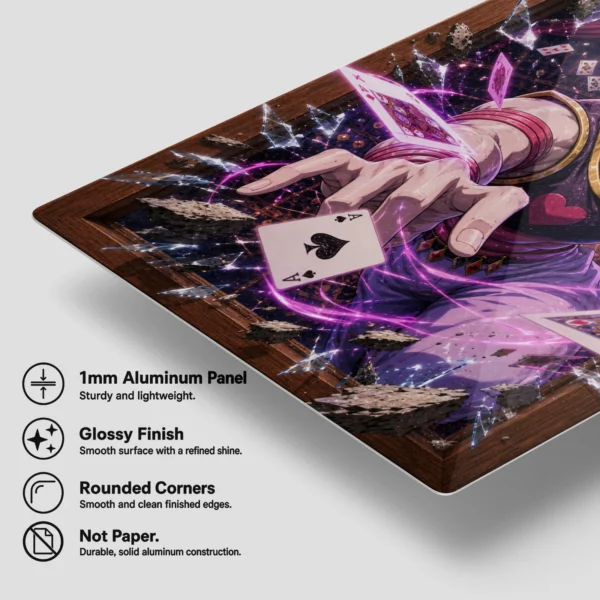 Anime Metal Poster Wall Decor - HXH Hisoka - A - Image 6