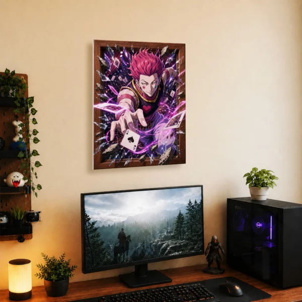 Anime Metal Poster Wall Decor - HXH Hisoka - A - Image 5
