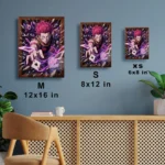 Anime Metal Poster Wall Decor - HXH Hisoka - A - Image 7
