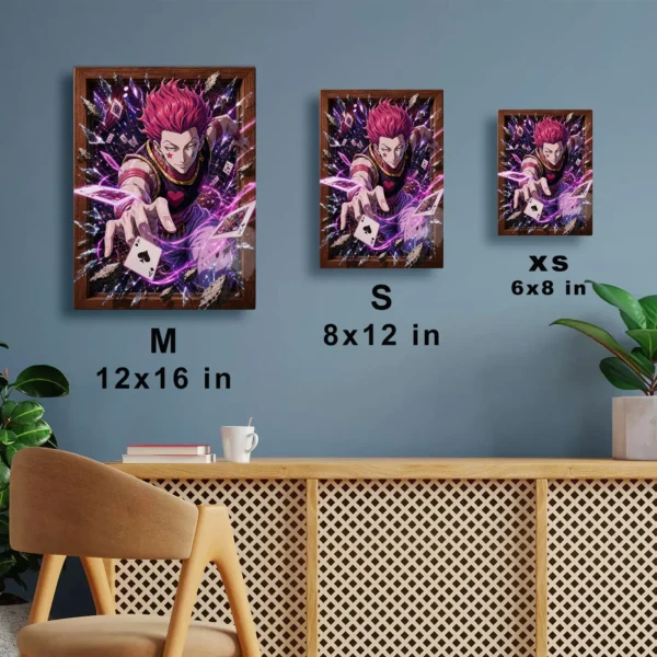 Anime Metal Poster Wall Decor - HXH Hisoka - A - Image 7