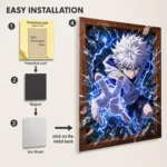 Anime Metal Poster Wall Decor - HXH Killua - C - Image 2