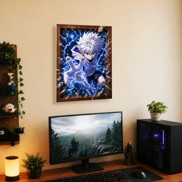 Anime Metal Poster Wall Decor - HXH Killua - C - Image 5