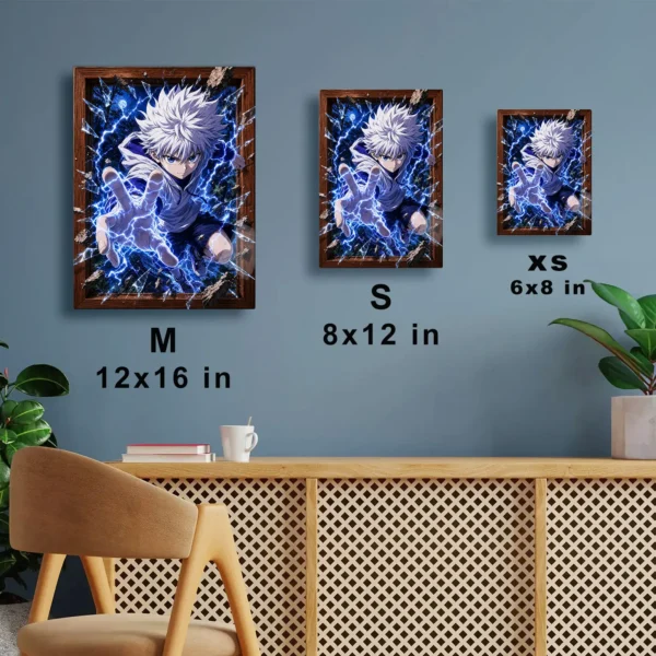 Anime Metal Poster Wall Decor - HXH Killua - C - Image 7