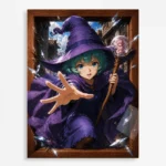 Anime Metal Poster Wall Decor - Dark Fantasy Schierke