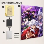 Anime Metal Poster Wall Decor - Yasha - A - Image 2