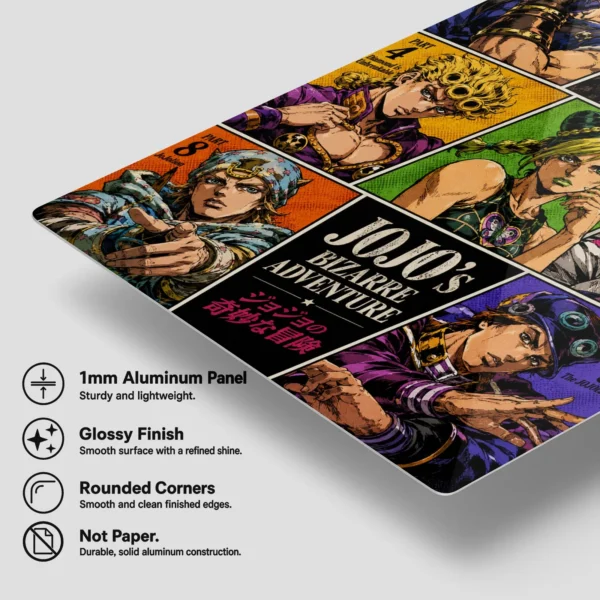 Anime Metal Poster Wall Decor - JJBA - JoJo Protagonists - Image 6