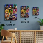 Anime Metal Poster Wall Decor - JJBA - JoJo Protagonists - Image 7