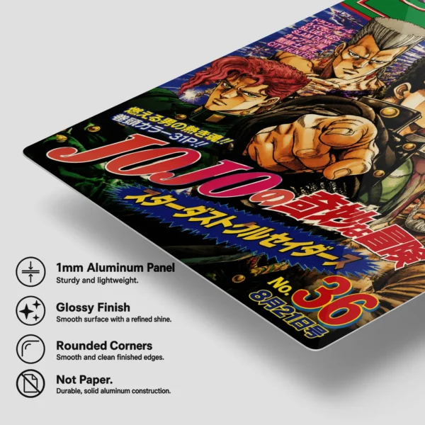 Anime Metal Poster Wall Decor - JJBA - Stardust Crusaders - Image 6