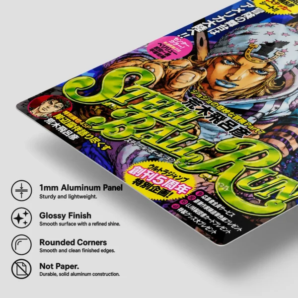 Anime Metal Poster Wall Decor - JJBA - Johnny Joestar - Image 6