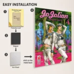 Anime Metal Poster Wall Decor - JJBA - Josuke Higashikata - Image 2