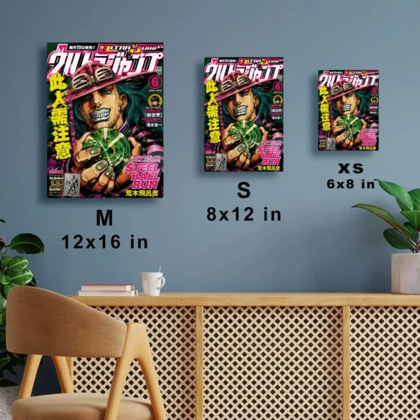 Anime Metal Poster Wall Decor - JJBA - Gyro Zeppeli - Image 7