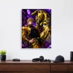 Anime Metal Poster Wall Decor - JJBA - DIO & The World - Image 4