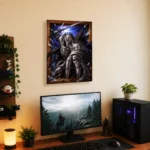 Anime Metal Poster Wall Decor - Dark Fantasy Skull Knight - Image 5