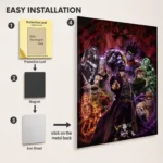 Anime Metal Poster Wall Decor - JJBA - Image 2