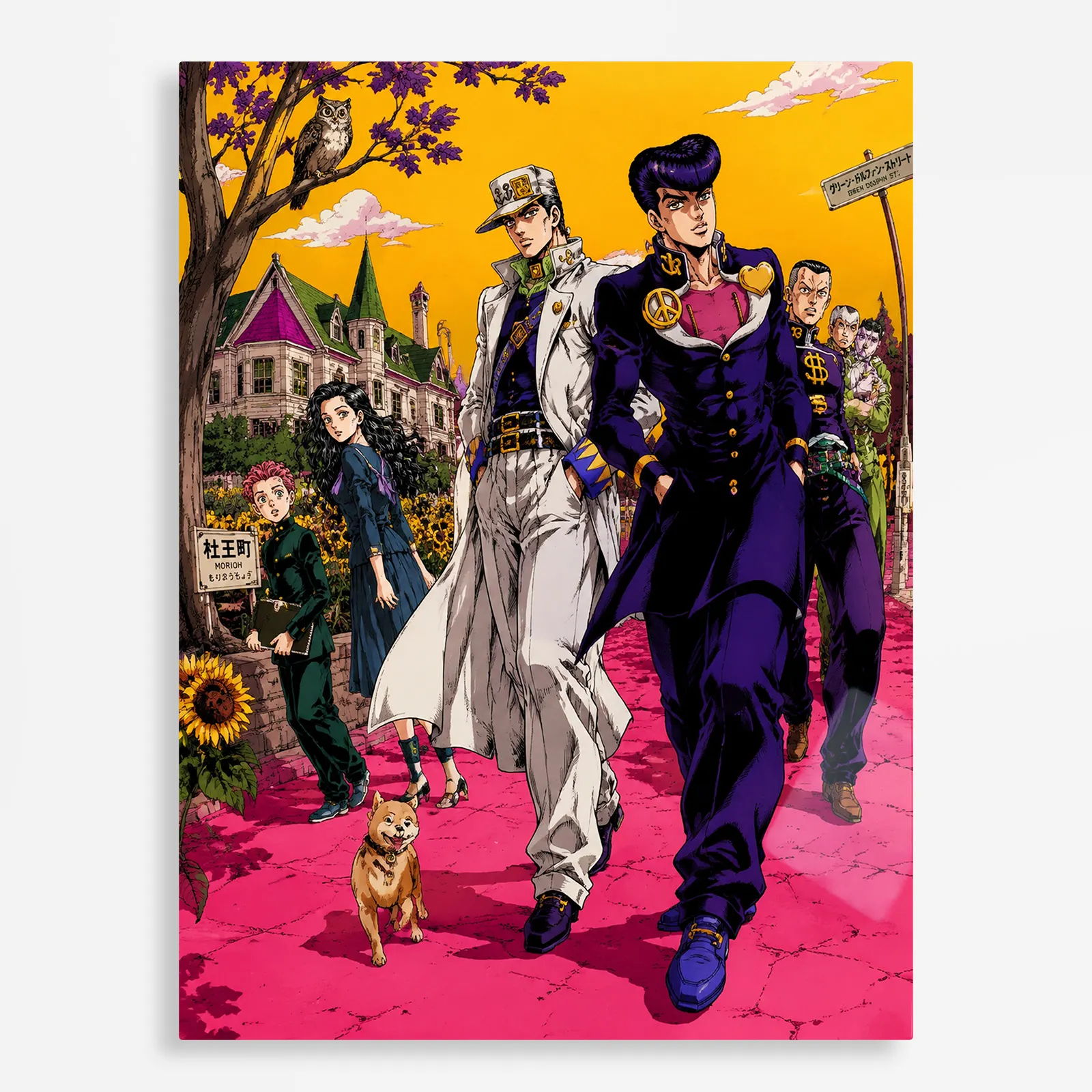 anime metal poster (211) s1 Anime Metal Poster Wall Decor - JJBA - A - Image 1