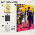 Anime Metal Poster Wall Decor - JJBA - A - Image 2