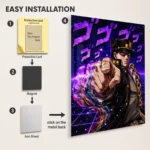 Anime Metal Poster Wall Decor - JJBA - Jotaro Kujo - Image 2