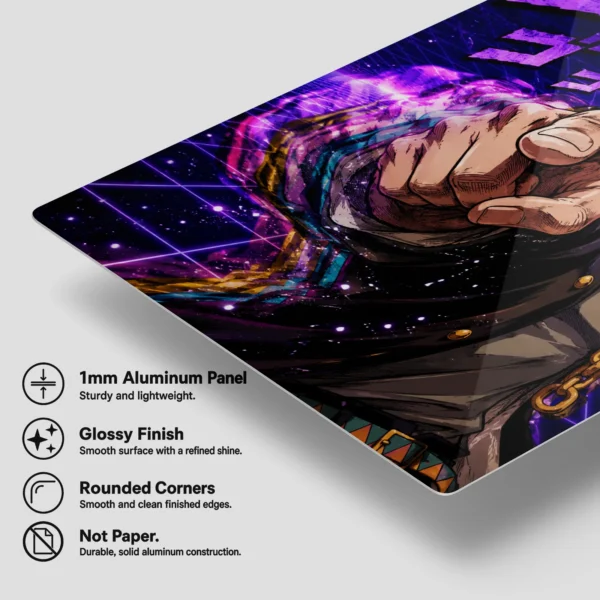 Anime Metal Poster Wall Decor - JJBA - Jotaro Kujo - Image 6