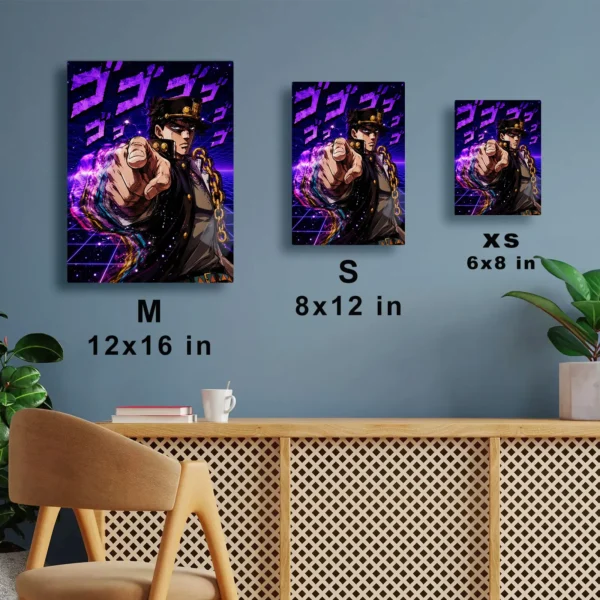 Anime Metal Poster Wall Decor - JJBA - Jotaro Kujo - Image 7