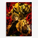 Anime Metal Poster Wall Decor - JJBA - DIO & The World - A