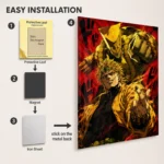 Anime Metal Poster Wall Decor - JJBA - DIO & The World - A - Image 2
