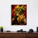 Anime Metal Poster Wall Decor - JJBA - DIO & The World - A - Image 4