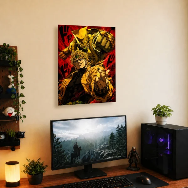 Anime Metal Poster Wall Decor - JJBA - DIO & The World - A - Image 5
