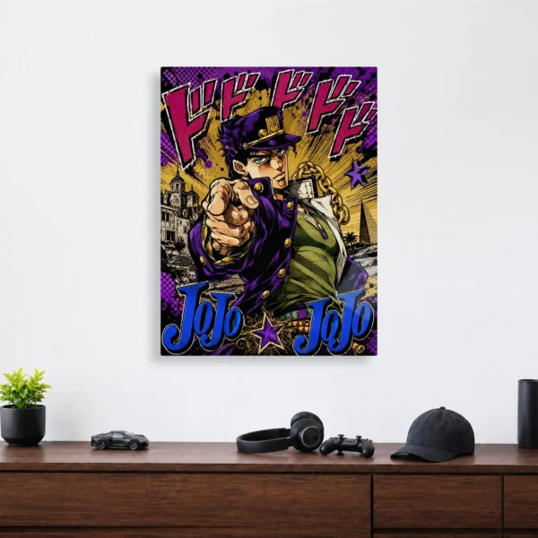 Anime Metal Poster Wall Decor - JJBA - Jotaro Kujo - A - Image 4