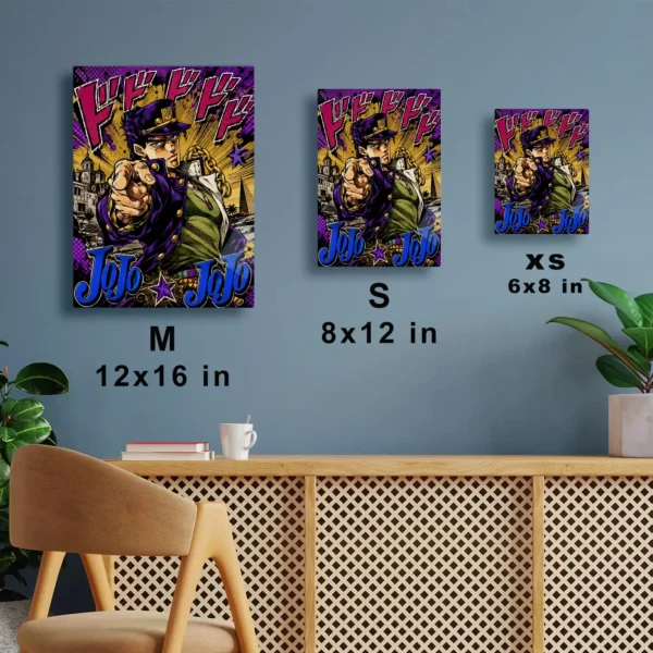 Anime Metal Poster Wall Decor - JJBA - Jotaro Kujo - A - Image 7
