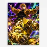 Anime Metal Poster Wall Decor - JJBA - DIO & The World - B