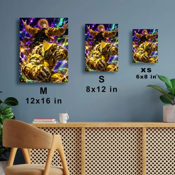 Anime Metal Poster Wall Decor - JJBA - DIO & The World - B - Image 7