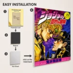 Anime Metal Poster Wall Decor - JJBA - DIO & Jotaro Kujo - Image 2