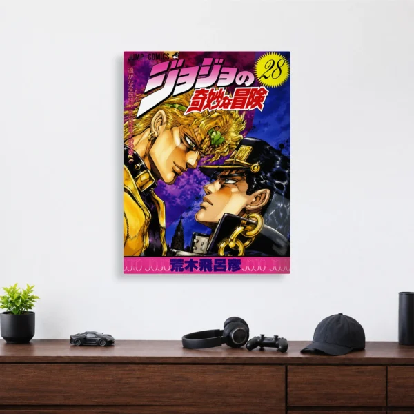 Anime Metal Poster Wall Decor - JJBA - DIO & Jotaro Kujo - Image 4