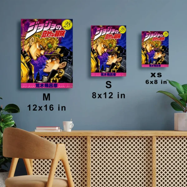 Anime Metal Poster Wall Decor - JJBA - DIO & Jotaro Kujo - Image 7