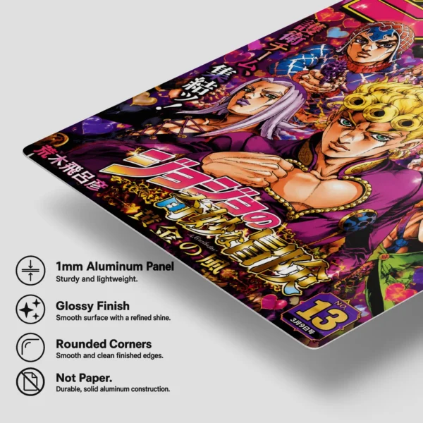 Anime Metal Poster Wall Decor - JJBA - Team Bucciarati - Image 6