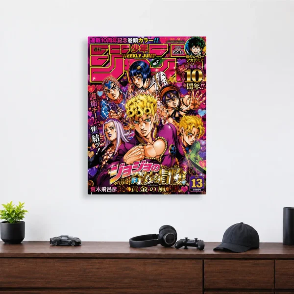 Anime Metal Poster Wall Decor - JJBA - Team Bucciarati - Image 4
