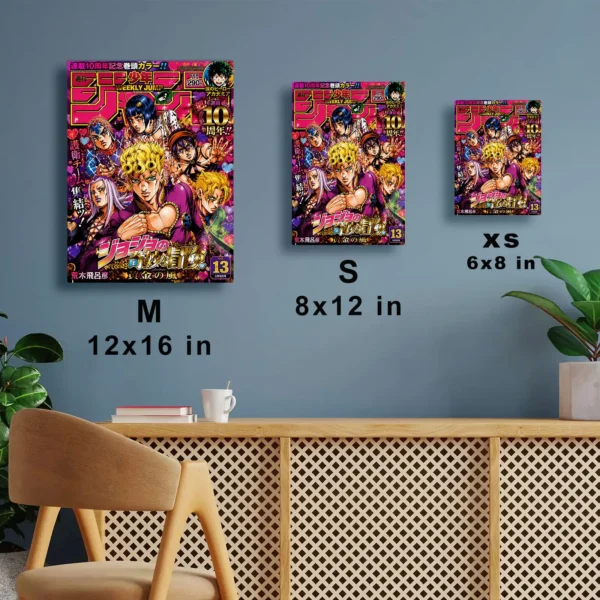 Anime Metal Poster Wall Decor - JJBA - Team Bucciarati - Image 7