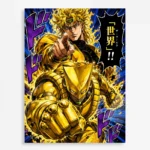 Anime Metal Poster Wall Decor - JJBA - DIO