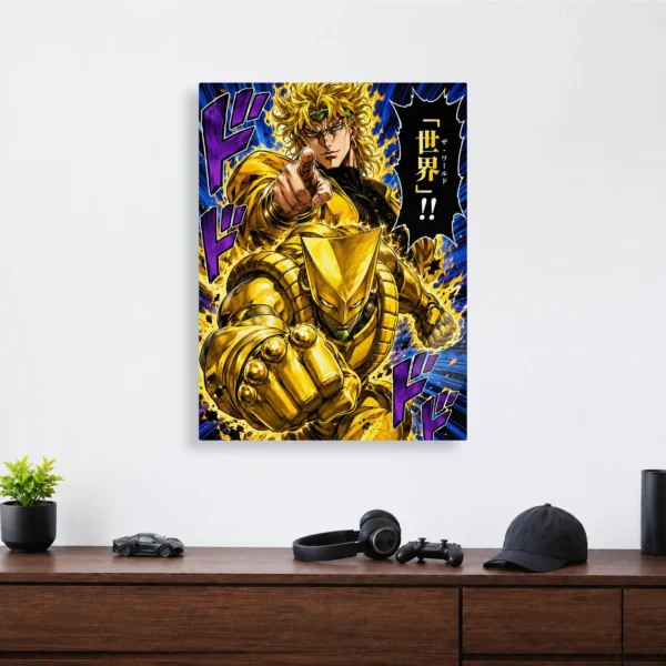 Anime Metal Poster Wall Decor - JJBA - DIO - Image 4