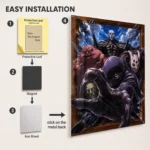Anime Metal Poster Wall Decor - Dark Fantasy The God Hand - Image 2