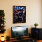 Anime Metal Poster Wall Decor - Dark Fantasy The God Hand - Image 5